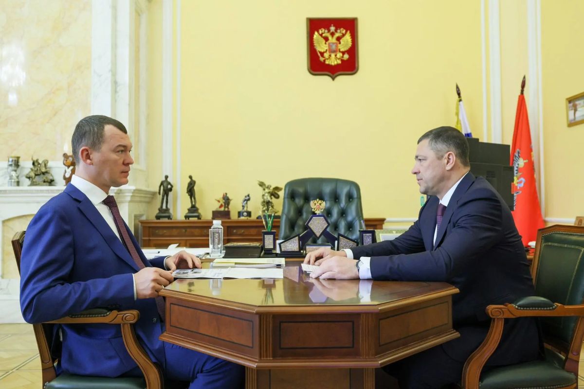 Михаил Дегтярёв: Развитие спортивной инфраструктуры Псковской области обсудили на встрече с губернатором Михаилом Ведерниковым Михаил Дегтярёв: Развитие спортивной инфраструктуры Псковской области обсудили на встрече с губернатором Михаилом Ведерниковым
