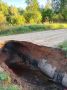 Три деревни оказались заблокированы в Гдовском округе из-за размыва дороги