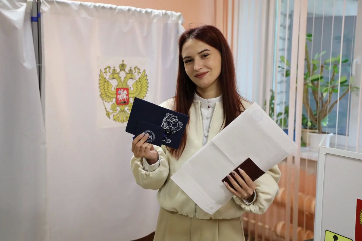 Первый голос. . Сегодня на одном из избирательных участков региона состоялся по-настоящему особенный день Первый голос. . Сегодня на одном из избирательных участков региона состоялся по-настоящему особенный день