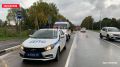 В Псковском районе, у деревни Репки, произошло попутное столкновение автомобилей Renault и Subaru