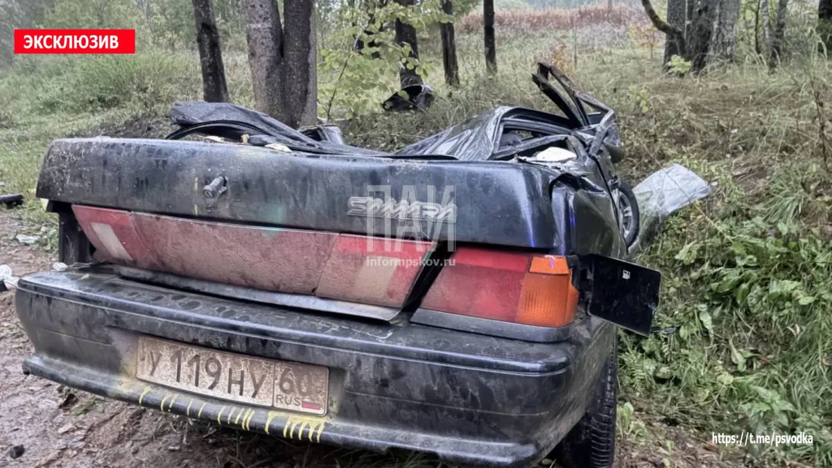 В Пустошкинском районе, за деревней Копылок, водитель автомобиля ВАЗ-2115 не справился с управлением и допустил опрокидывание В Пустошкинском районе, за деревней Копылок, водитель автомобиля ВАЗ-2115 не справился с управлением и допустил опрокидывание