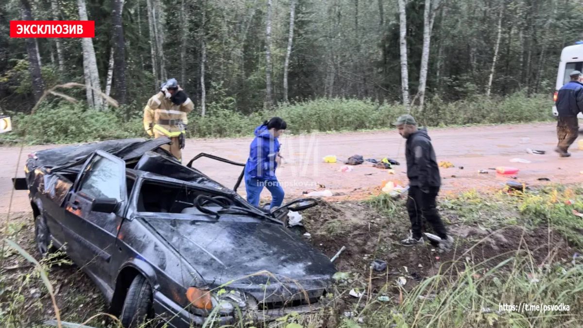 В Пустошкинском районе, за деревней Копылок, водитель автомобиля ВАЗ-2115 не справился с управлением и допустил опрокидывание В Пустошкинском районе, за деревней Копылок, водитель автомобиля ВАЗ-2115 не справился с управлением и допустил опрокидывание