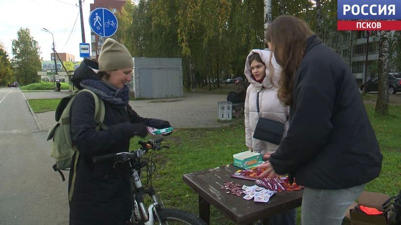 Три точки и пицца с кофе: в Пскове проходит акция "На работу на велосипеде" Три точки и пицца с кофе: в Пскове проходит акция "На работу на велосипеде"