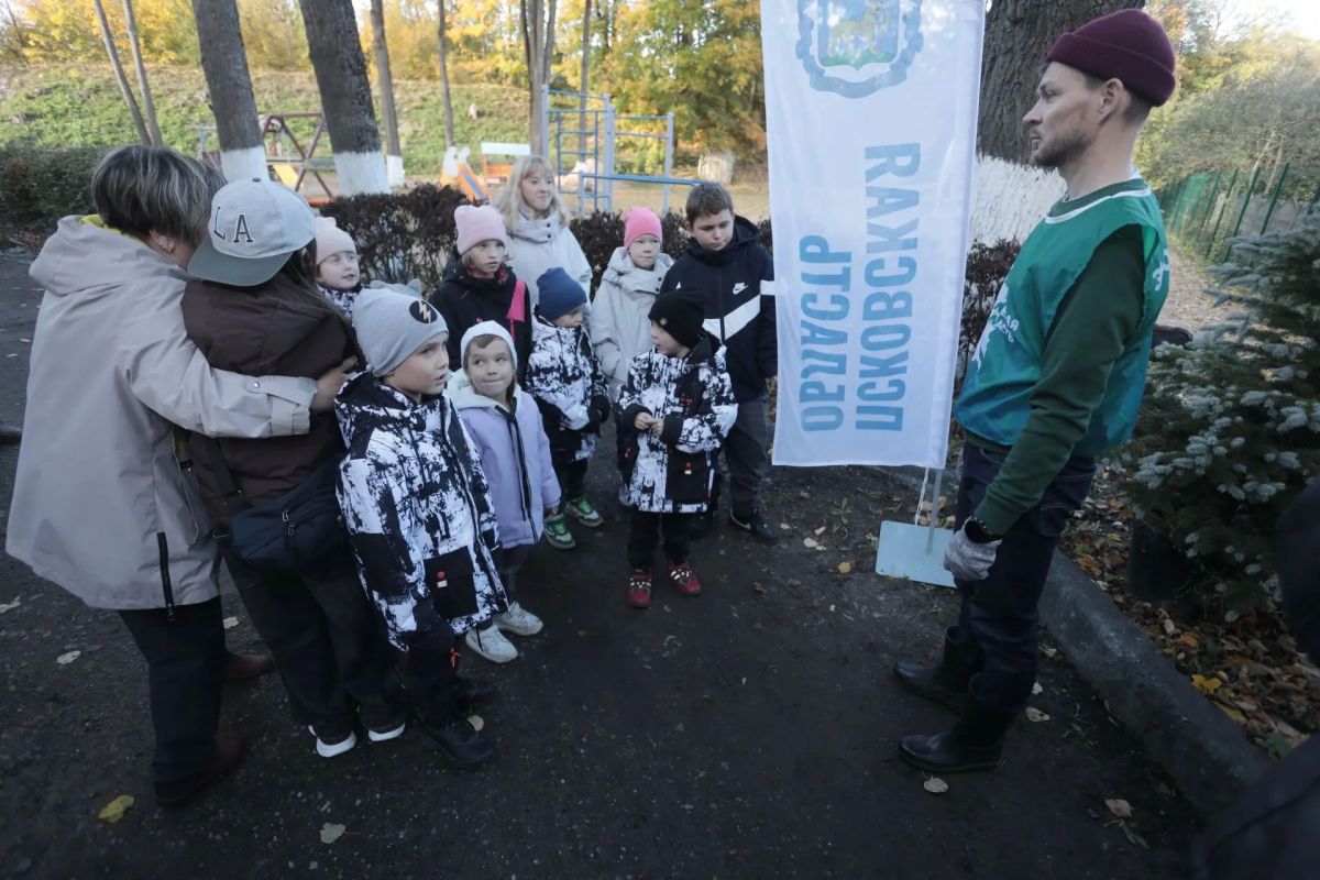 Удивительной красоты зелёную ель высадили во дворе социально-реабилитационного отделения Областного центра семьи в Пскове Удивительной красоты зелёную ель высадили во дворе социально-реабилитационного отделения Областного центра семьи в Пскове