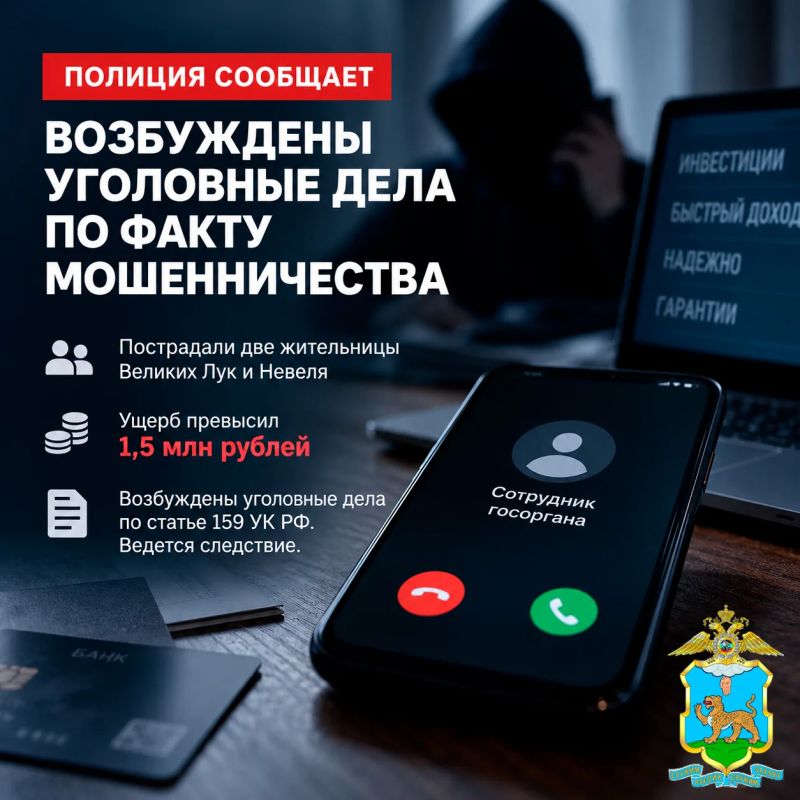 По факту мошенничества возбуждены уголовные дела