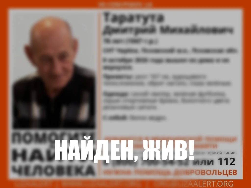«Папу нашли!»: пропавшего 78-летнего пенсионера из Псковской области удалось разыскать живым