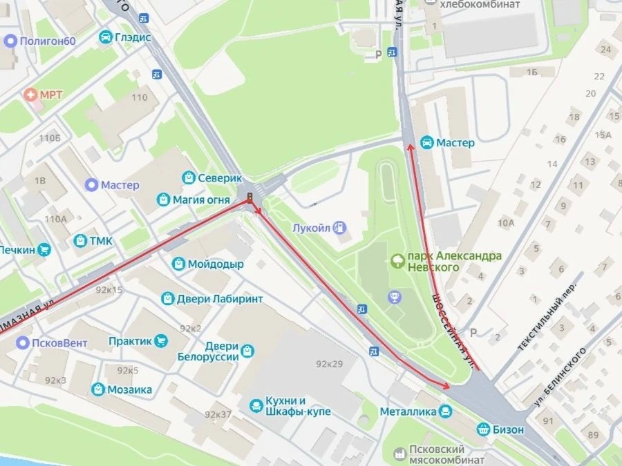 Одностороннее движение и поворот направо: стала известна новая схема проезда на Запсковье