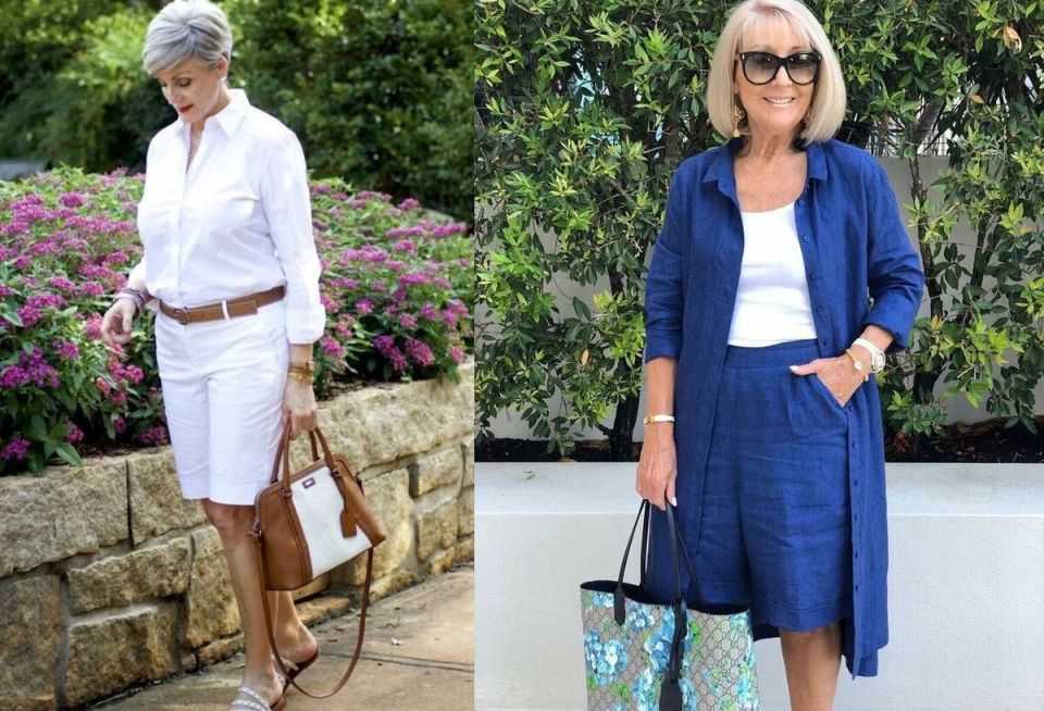 Шорты после 60: как стильно выглядеть в любом возрасте