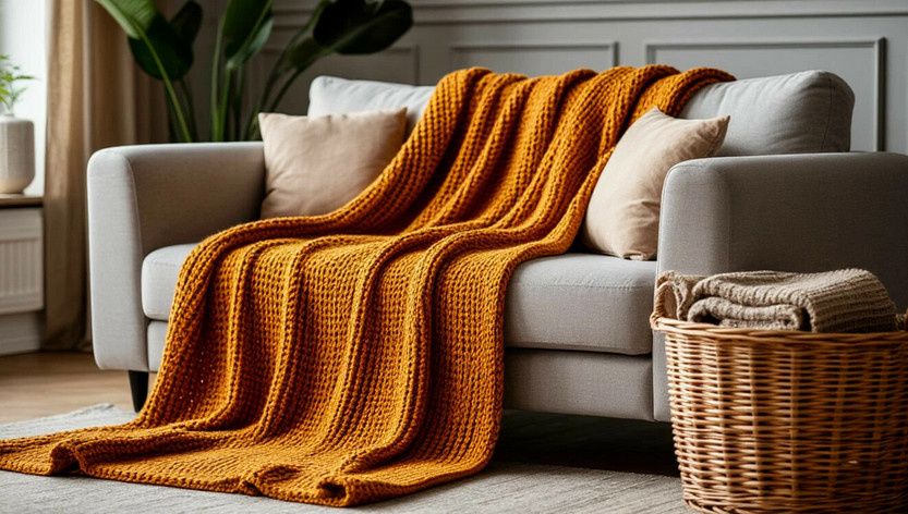 Как плед способен превратить вашу комнату в уютное пространство